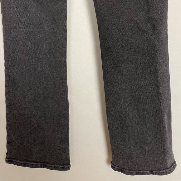 Madewell Jeans Cali Demi-Boot Bootcut Women Black Size 26 Faded Black‎ Stretch - Picture 8 of 9